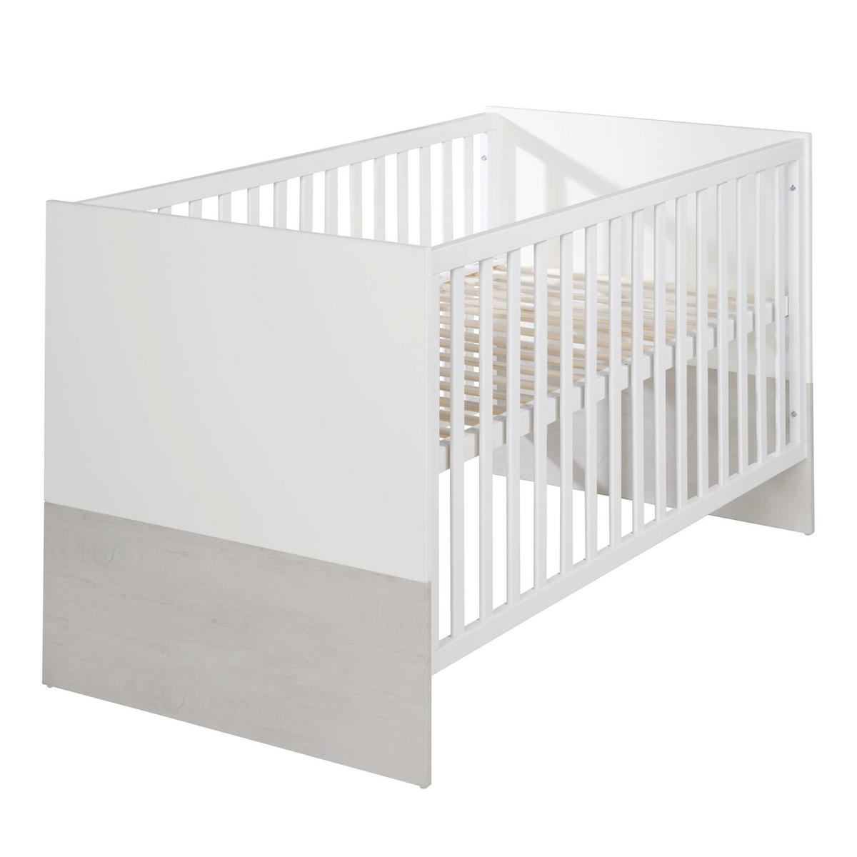 BABYBETT Julia 70 x 140 cm - Weiß, Holzwerkstoff (70/140cm) - Roba