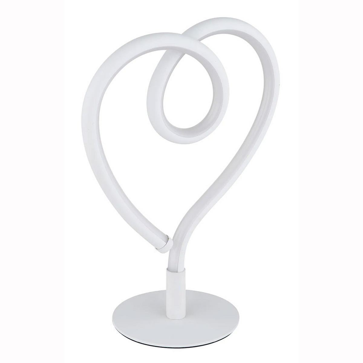 LED TISCHLEUCHTE Amore Weiß Matt - Weiß, Metall (16/10/23.5cm) - Globo Lighting