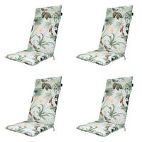 GARTENSTUHLKISSEN Grasse 120/50 cm 4er-Set - Grün, Textil (50/8/120cm) - Madison