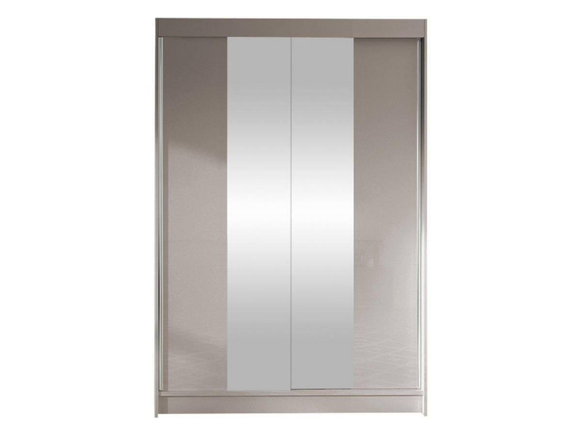 SCHWEBETÜRENSCHRANK Lino II - Kaschmir, Holzwerkstoff/Metall (120/200/58cm) - MIRJAN24