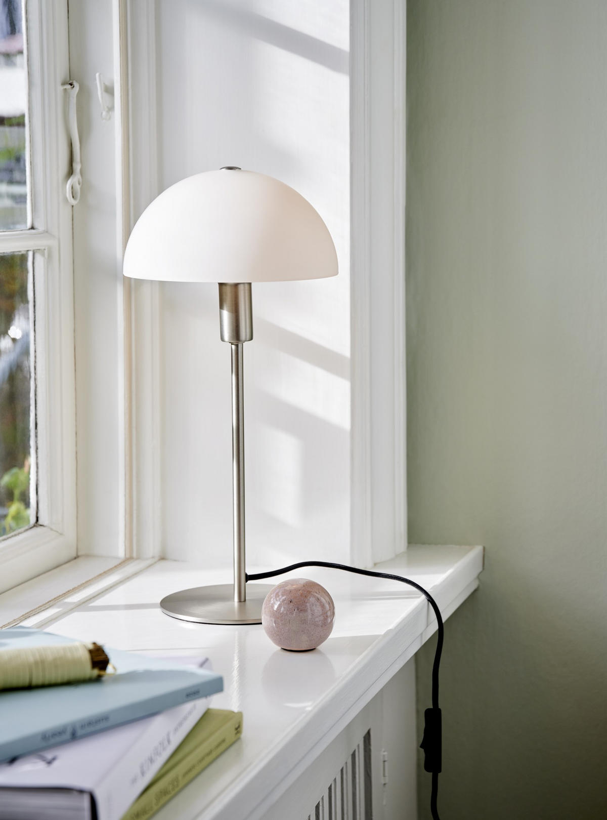 TISCHLAMPE Ellen - Silber - 20/20/40 cm - Silberfarben, Metall (20/20/40cm) - Nordlux