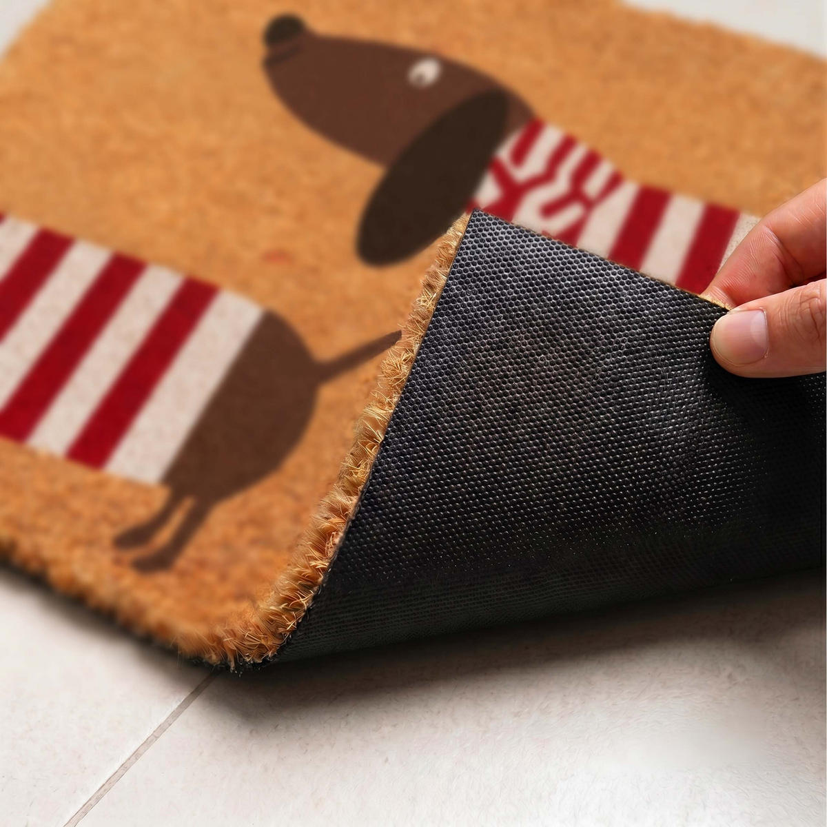 ROHOŽ - viacfarebná, textil/plast (60/40cm) - Relaxdays