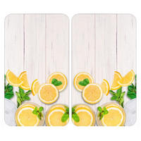 HERDABDECKPLATTEN aus Glas 52/30 cm - Multicolor, Glas (30/52cm) - Wenko
