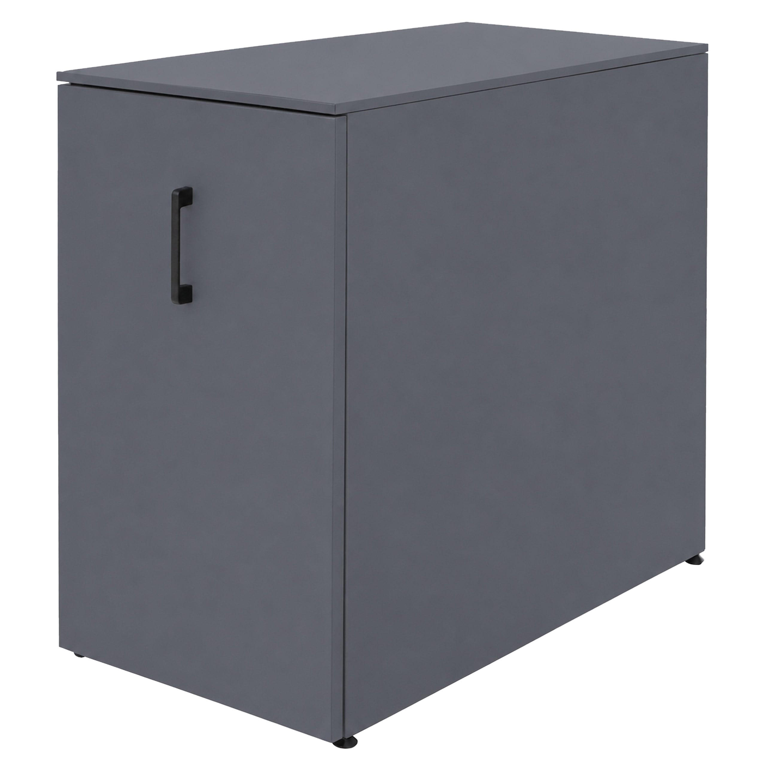 AKTENSCHRANK Dunkelgrau - Dunkelgrau, Metall (43/74/80cm) - MCW