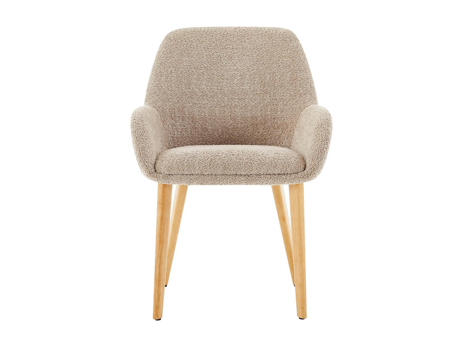 STUHL - 58 cm x 59.5 cm - stoff - taupe Valenyo - Taupe, Textil (58/82/59.5cm) - Vente-Unique