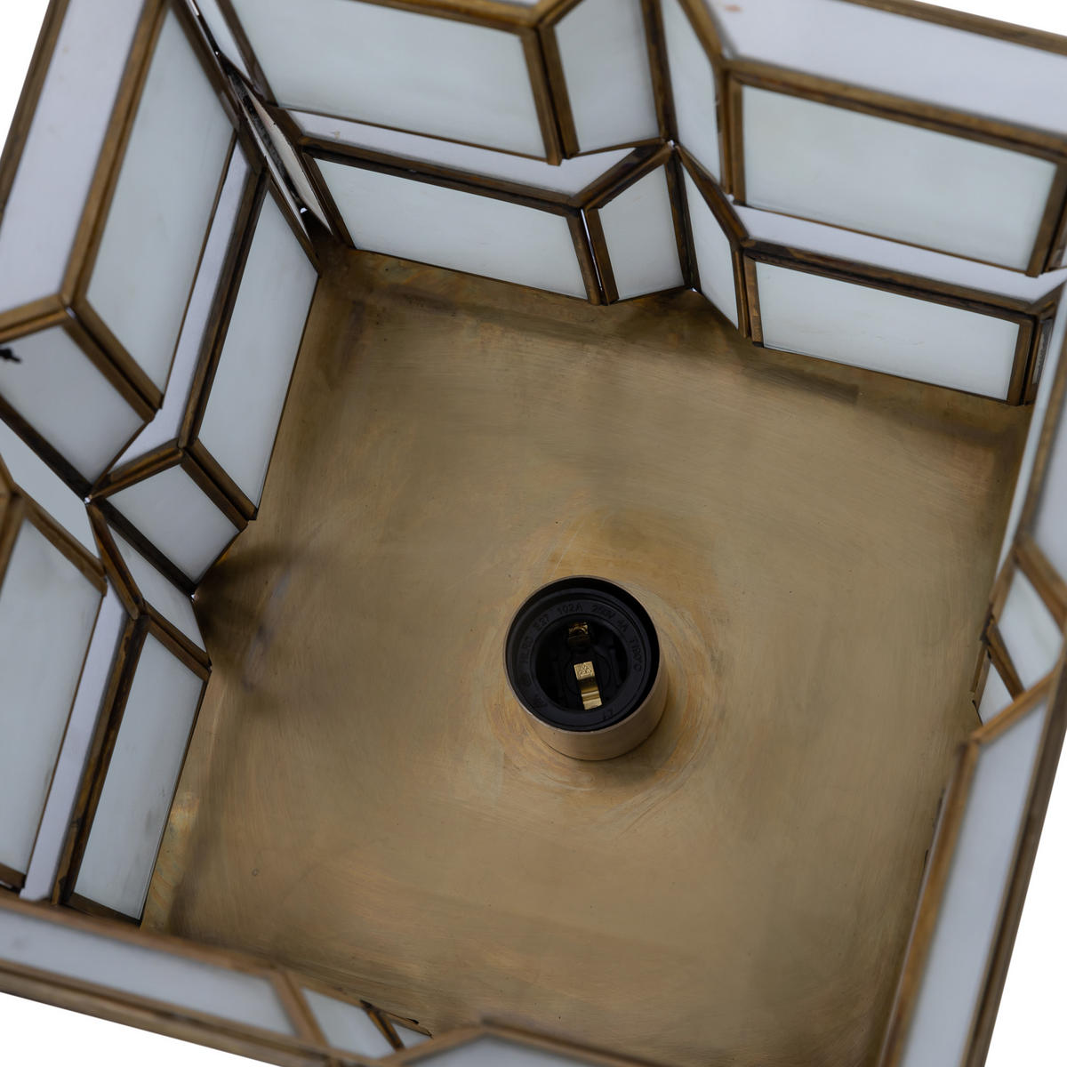 TISCHLAMPE Layra Gold 24/24/30cm - Goldfarben, Glas (24/24/30cm) - PTMD Collection