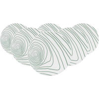 SPEISETELLER Life Nature Jahresringe weiß-grün ø 28 cm 6er Set - Weiß/Grün, Keramik (28.3cm) - Seltmann Weiden