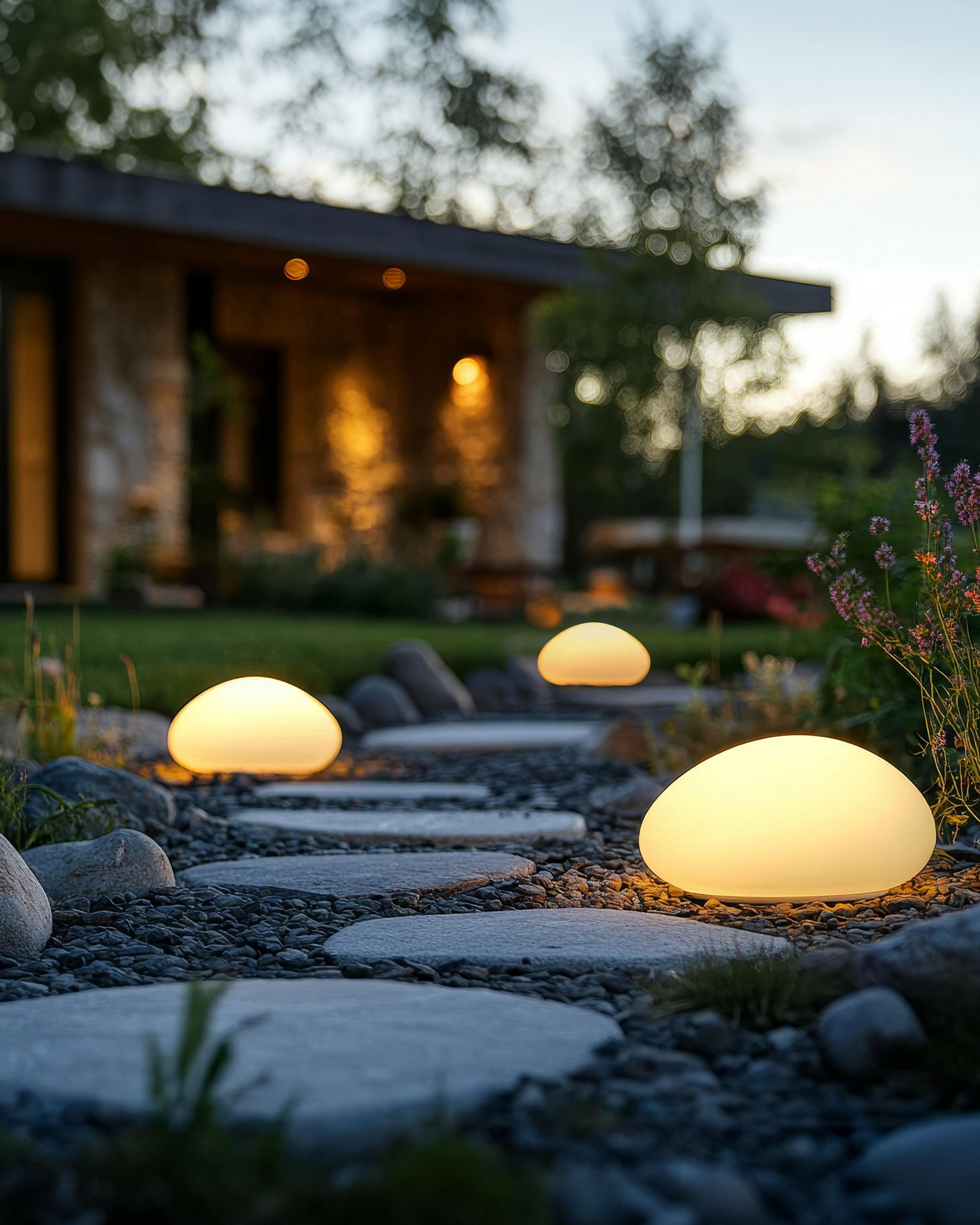 LED-LAMPE Weiß Farallon - Weiß, Kunststoff (28/28/18cm) - Beliani