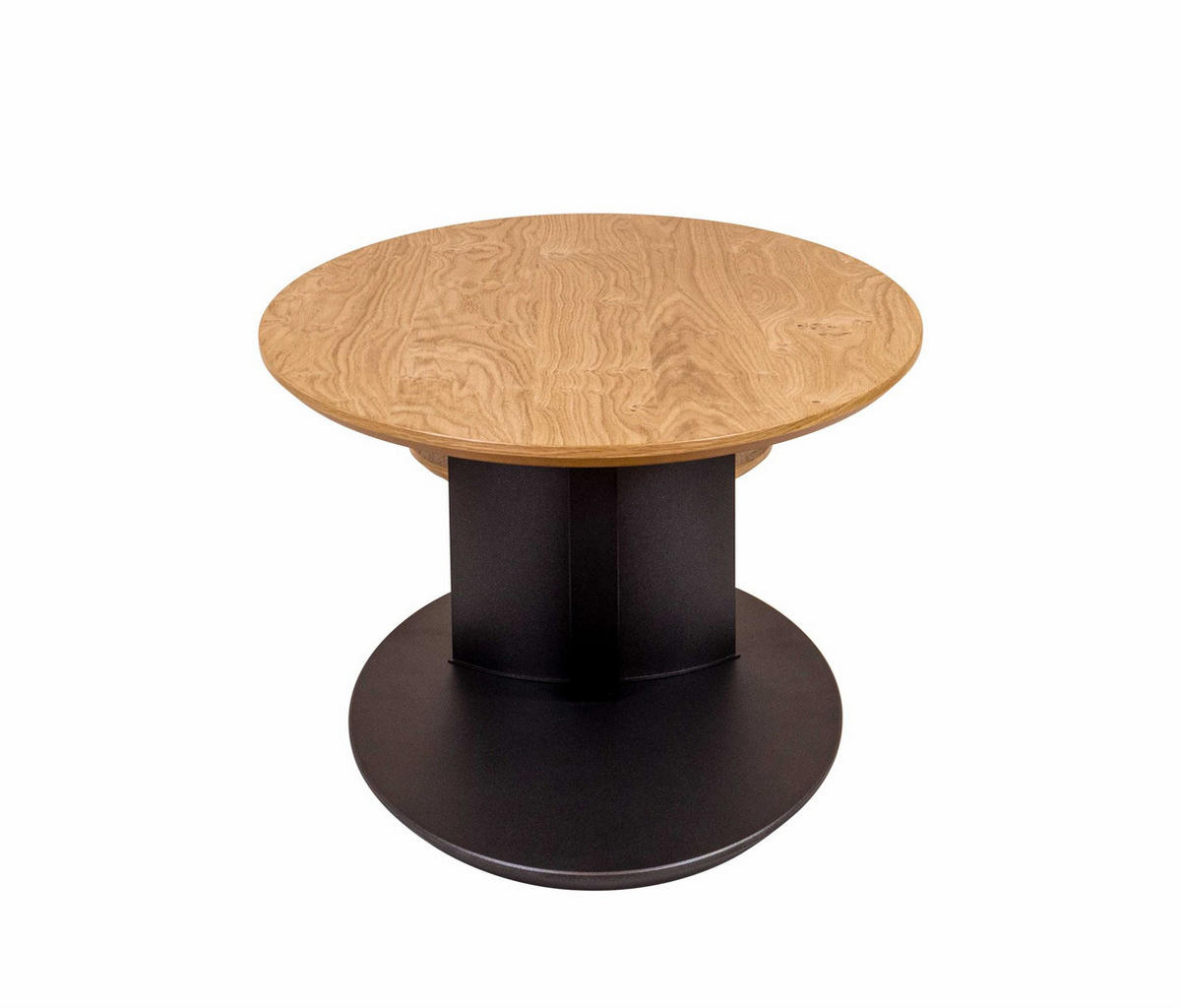 COUCHTISCH höhenverstellbar Corly 95x47x65 Furnier Anthrazit/Wildeiche - Wildeiche/Anthrazit, Holzwerkstoff (95/65/65cm) - 58aufmkessel