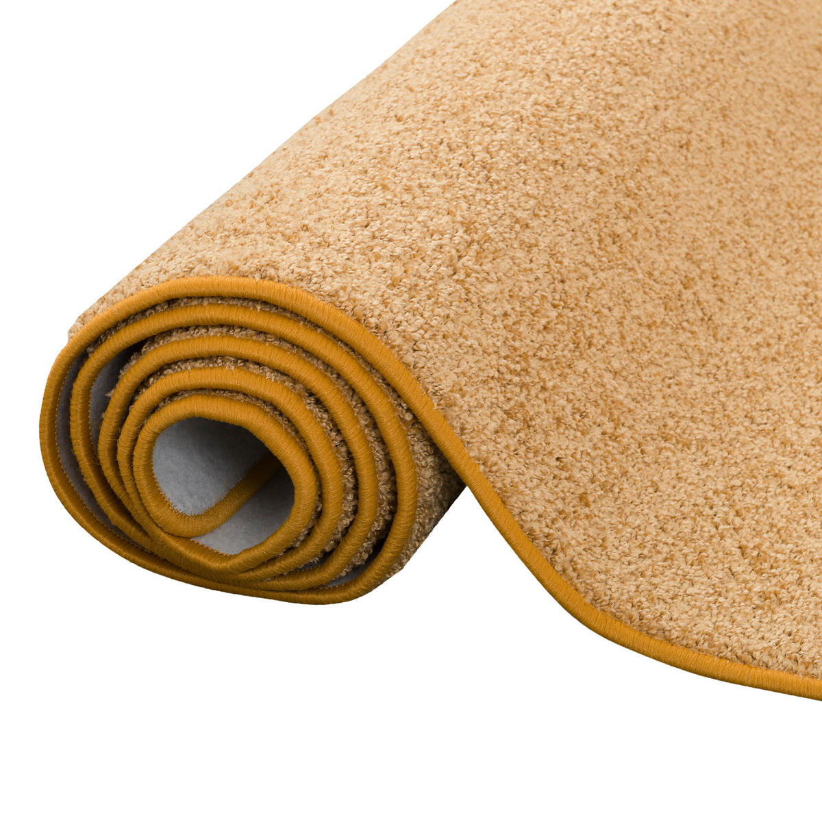 HOCHFLOR LANGFLOR TEPPICH LÄUFER COTTAGE - Currygelb, Textil (80/320cm) - Snapstyle