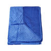 TAGESDECKE Samt 250/260 cm, geometrisch gemustert - Blau, Textil (250/260cm) - Homescapes