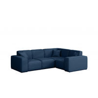GARTENECKSOFA L-form MALIBU Stoff Odyssey Marineblau Rechts - Blau, Holz (246/73/181cm) - Kaiser Möbel