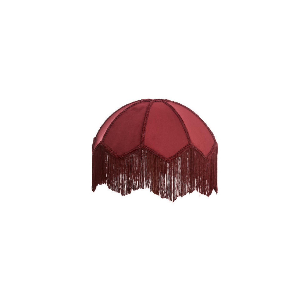 LAMPENSCHIRM - Rot - 35/35/26 cm - Rot, Kunststoff (35/35/26cm) - Light & Living