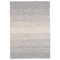 BAUMWOLLE NATUR KELIM TEPPICH SANDY MELIERT - Blau, Textil (70/140cm) - Pergamon