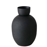 VASE Maynar 17 cm - Schwarz, Metall (17cm) - Boltze Home
