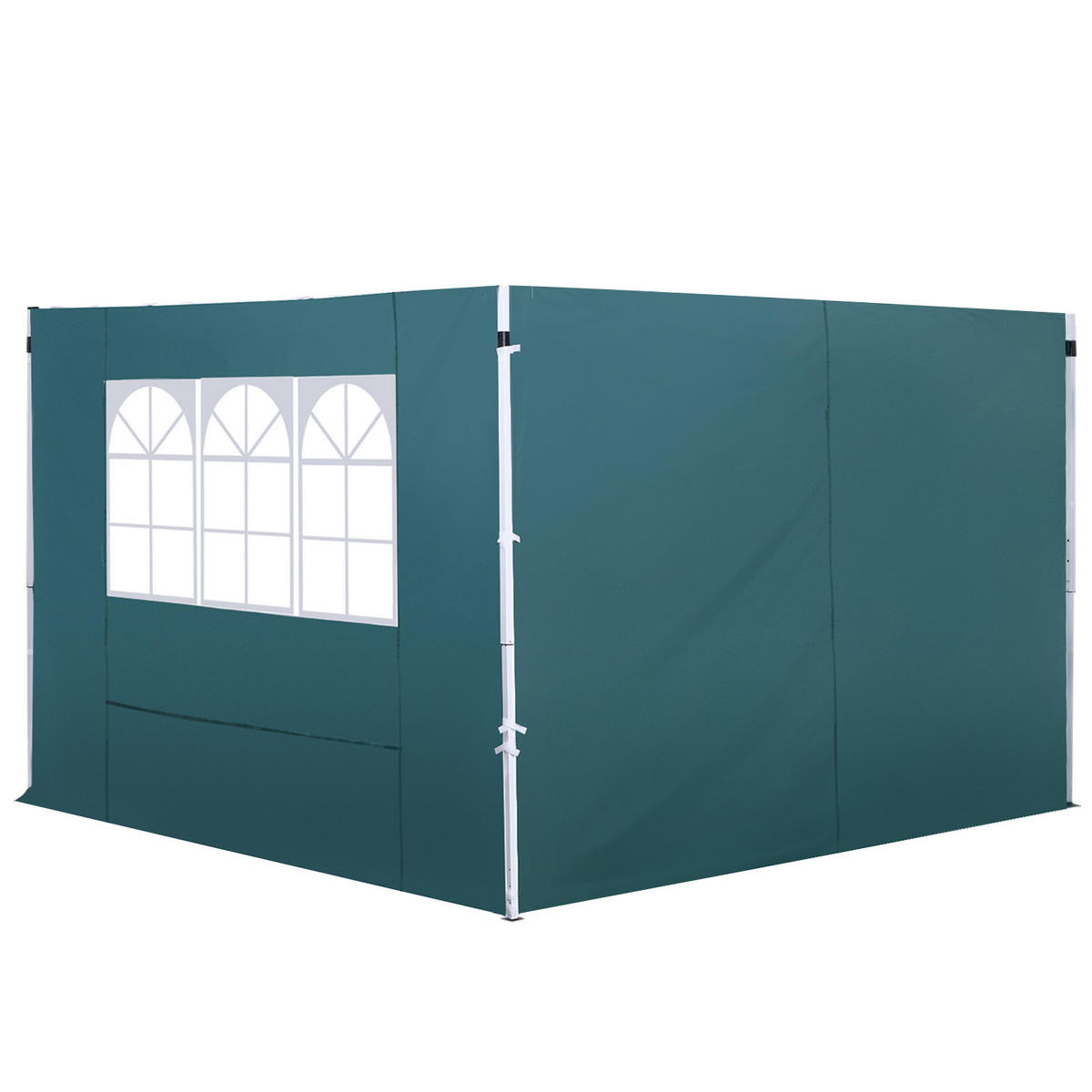 PAVILLON-SEITENTEIL Grun 1 Stück - Grün, Naturmaterialien (295/200cm) - GiPP