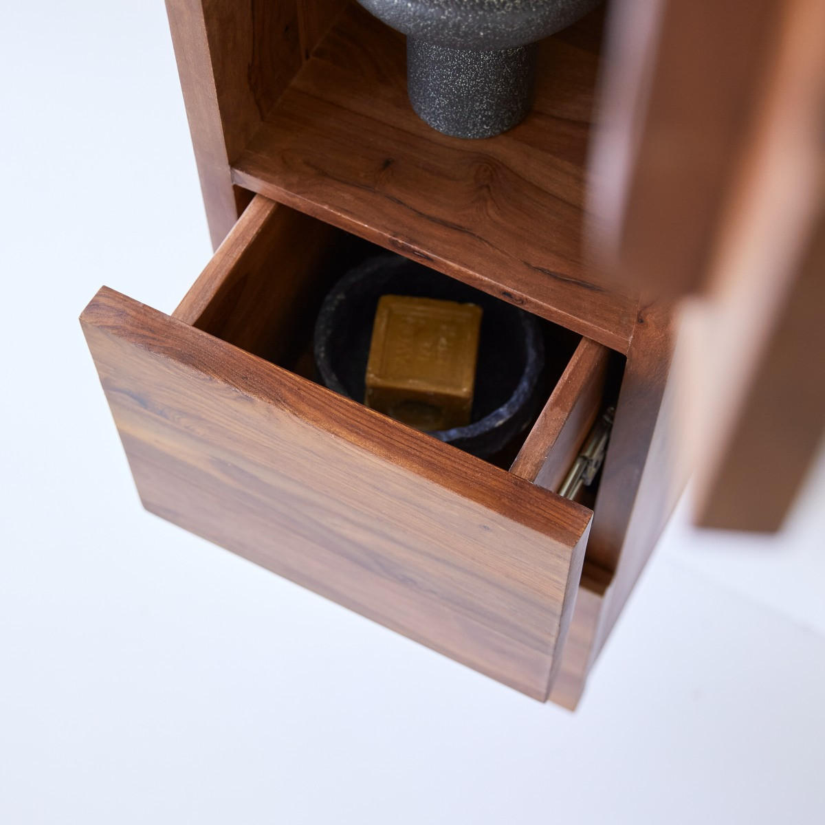 HOCHSCHRANK Nova Braun aus Palisander - Braun, Holz (30/147/30cm) - Tikamoon