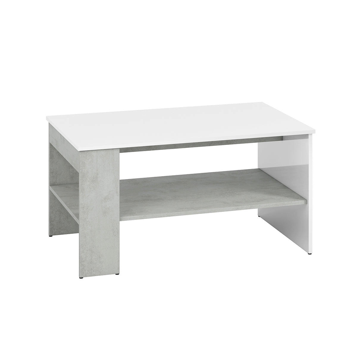 KLUBSKA MIZICA Orion Bela - bela, leseni material (60/100/52cm) - Petits-meubles