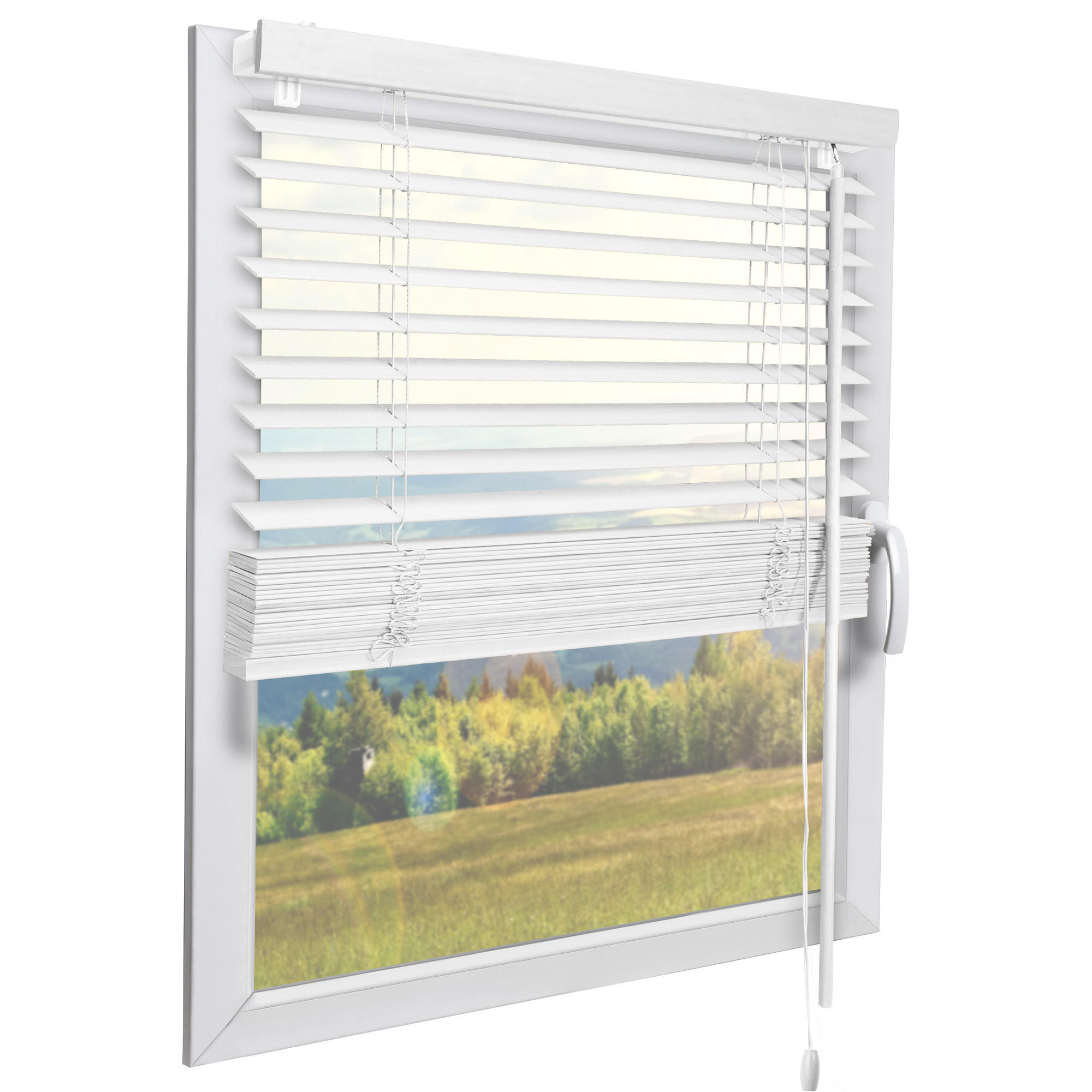 Sol Royal Holzjalousie Weiß 120 cm