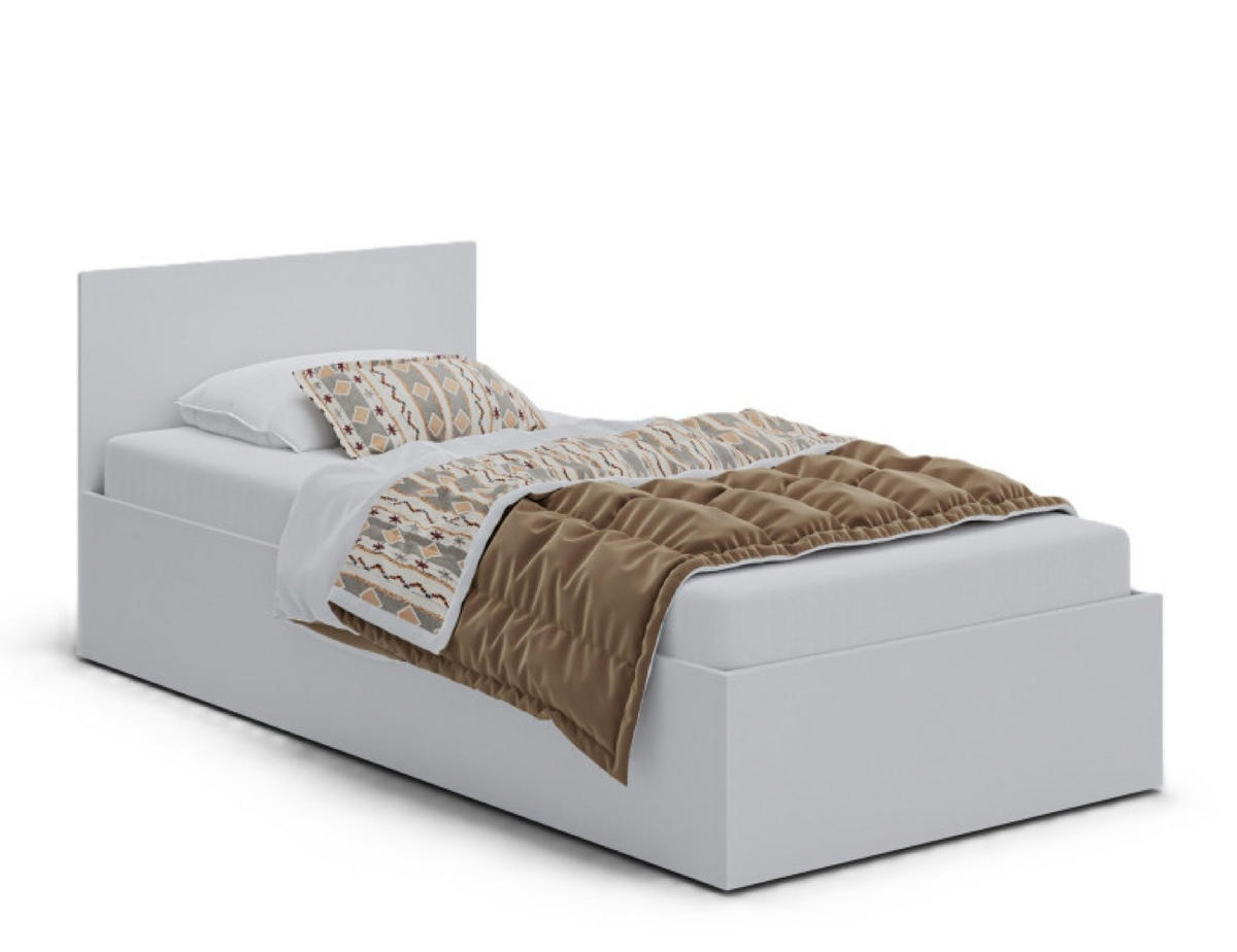 BETT Weiß ALDO Mit Matratze 90x200 cm Mit Bettkasten - Weiß, Textil (90/200cm) - Sepro Meble