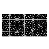 KURZFLOR-TEPPICH Sibel 150/80 cm - Schwarz, Naturmaterialen (80/150cm) - Beliani