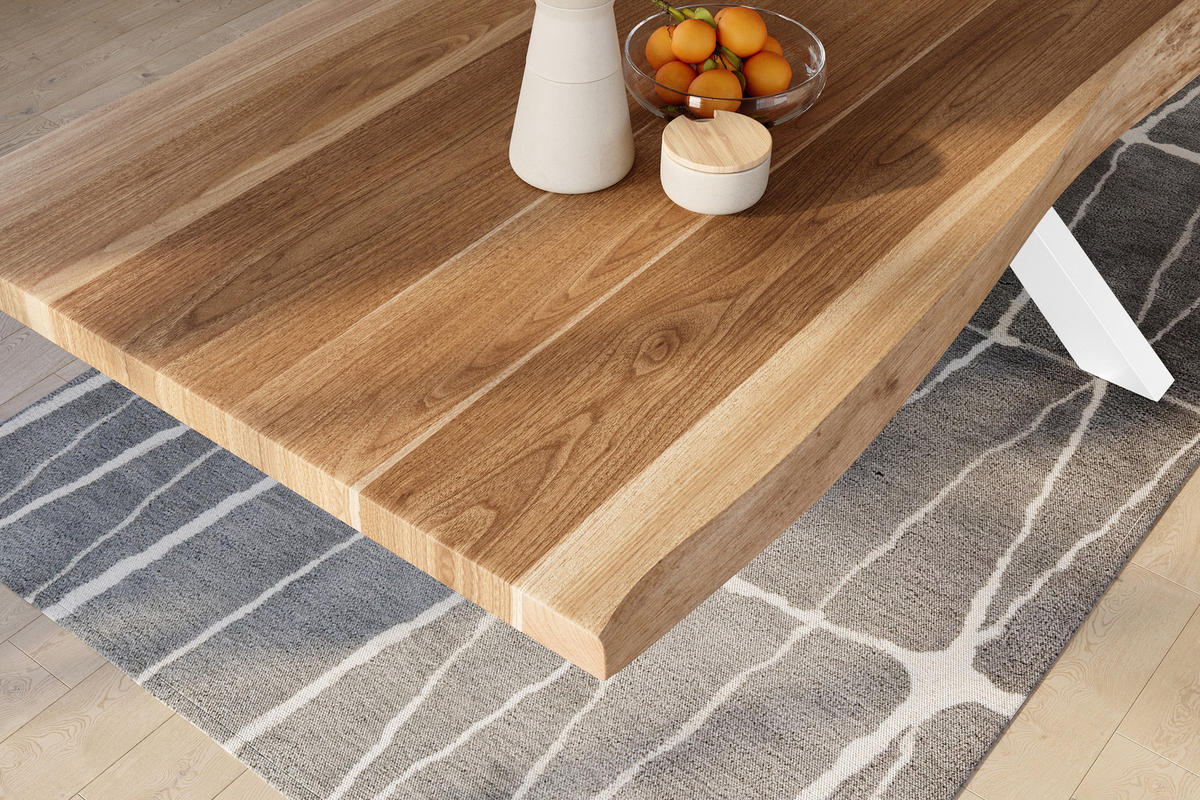ESSTISCH TITAN - Beige/Naturfarben, Holz (120/350/79cm) - SAM