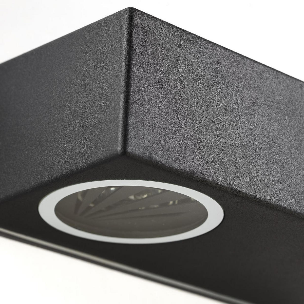 AUSSENWANDLEUCHTE Abbot G96367/63 - Anthrazit, Metall (17/5/8.3cm) - Brilliant