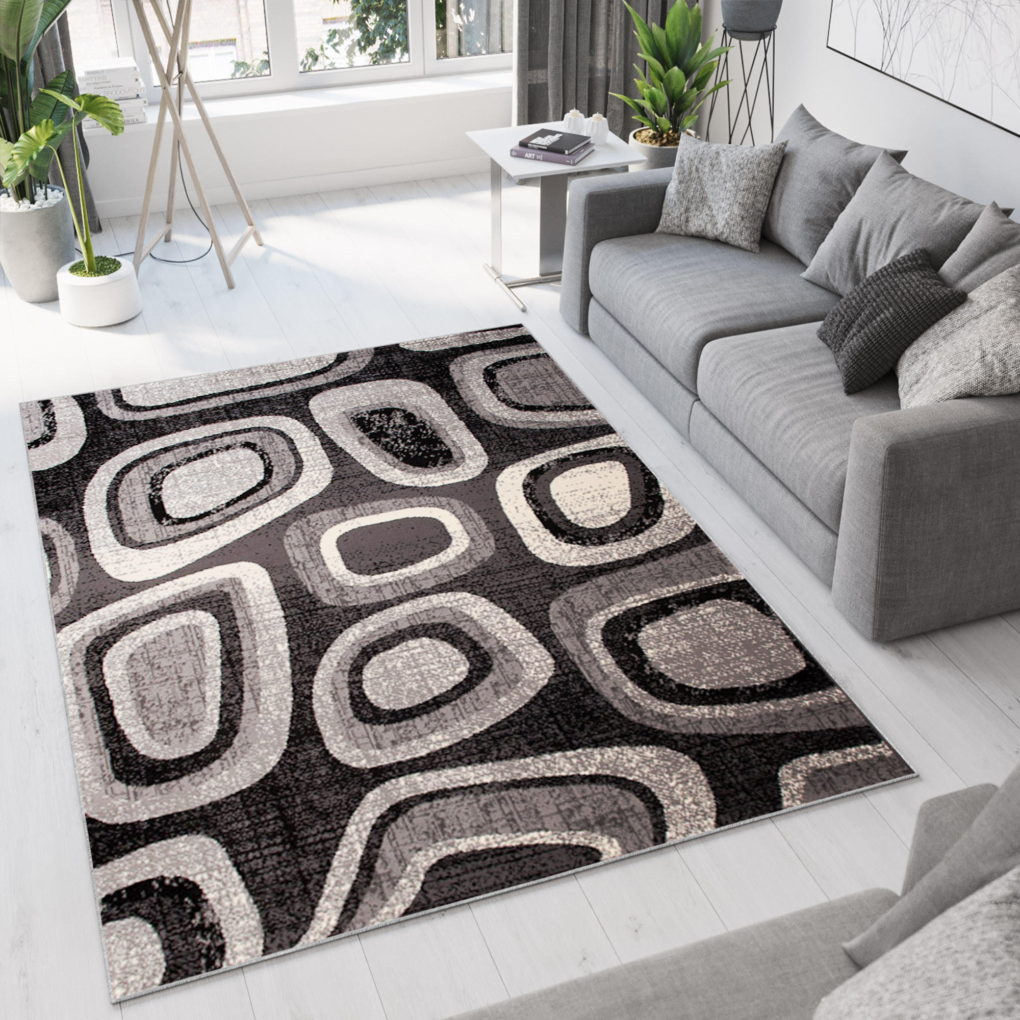 TEPPICH DREAM Grau 120/170 cm - Grau, Textil (120/170cm) - Tapiso