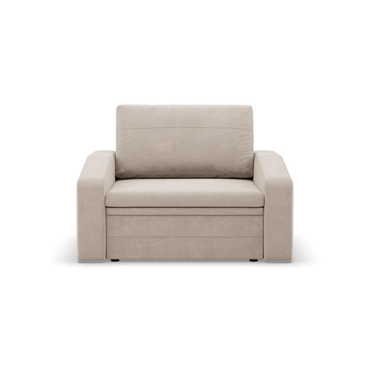 LOUNGESESSEL ORBIT, 90 CM, Beige - Beige, Textil (118/80/87cm)