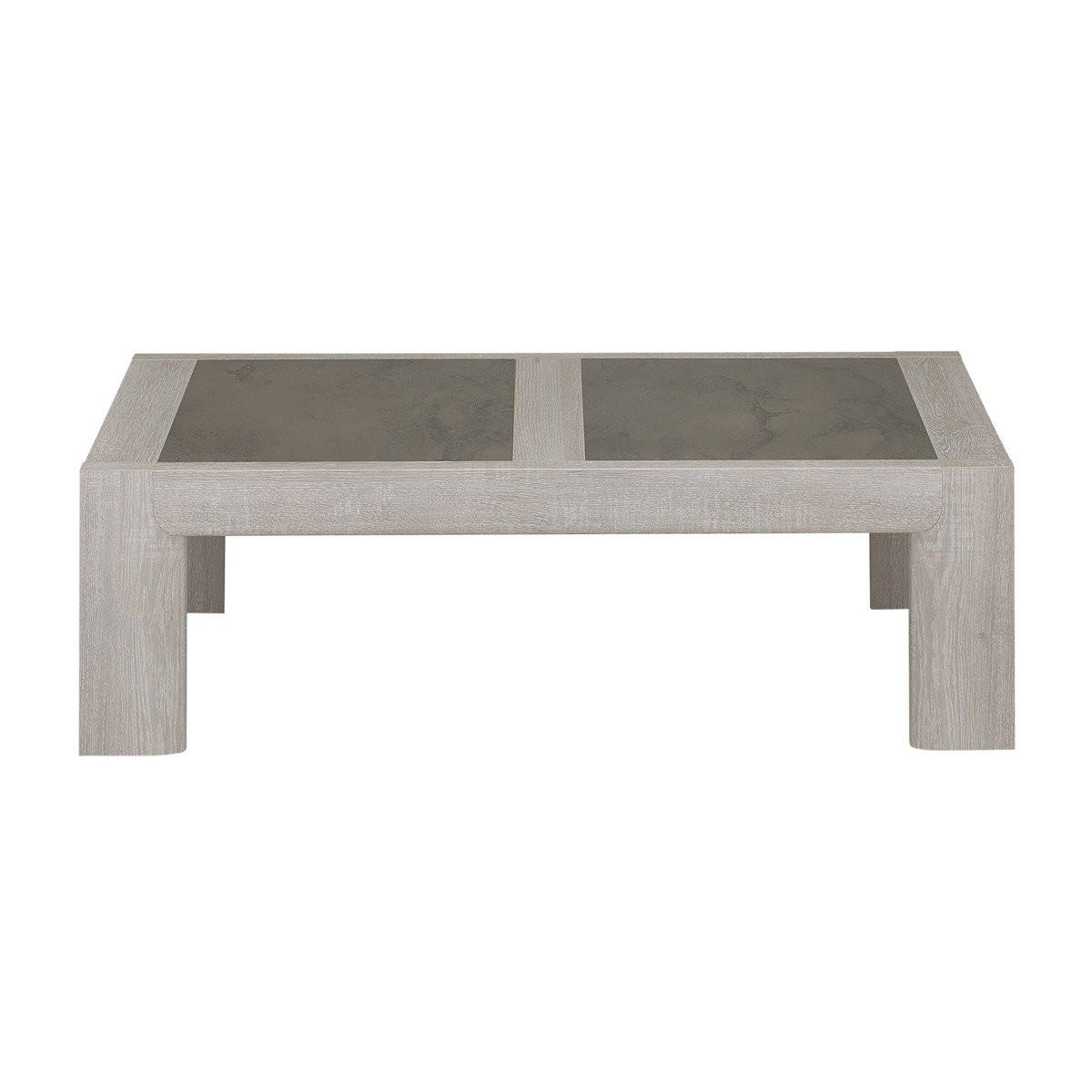 COUCHTISCH mit ausziehbarer Platte - Französische Herstellung - 65/120/37 cm - Eichefarben, Holzwerkstoff (65/120/37cm) - Calicosy