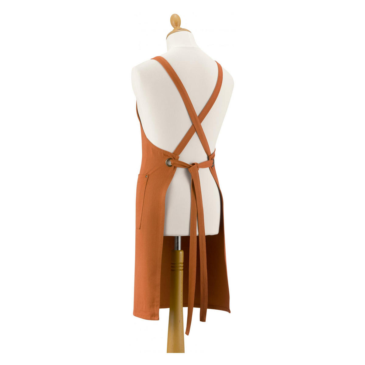 KÜCHENSCHÜRZE MIT TASCHEN Artisan zimt 72 x 85 cm - Braun, Textil (72/85cm) - Winkler