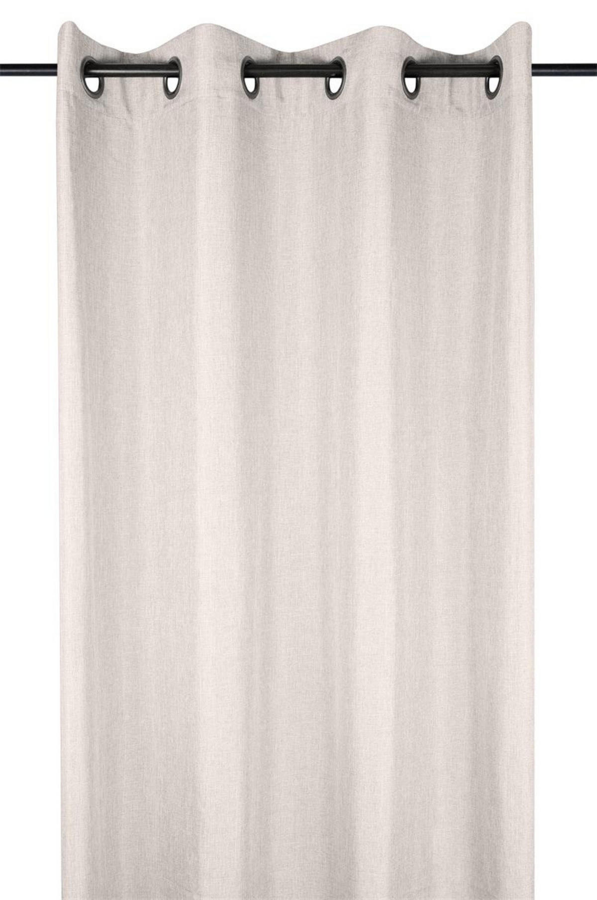 VORHANG Bea 140/280 cm - Beige, Textil (140/280/140cm)