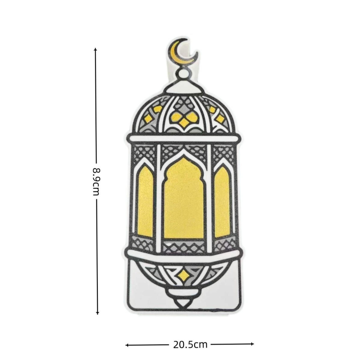 LED-WANDLEUCHTE 20.9/8.9/3.8 cm - Gelb, Kunststoff (8.9/3.8/20.9cm) - Authentics