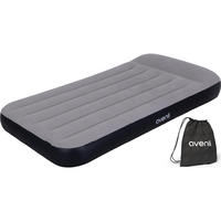 LUFTBETT Luftmatratze selbstaufblasend 191 x 99 x 30 cm mit integrierter Pumpe - Schwarz/Grau, Kunststoff (99/191cm) - Avenli