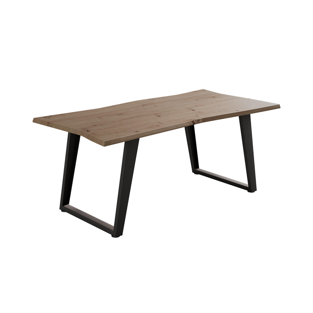 COUCHTISCH Yan Artisan 100 x 50 cm - Hellgrau, Holzwerkstoff (50/100/40cm) - Vicco