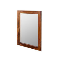 SPIEGEL Sheesham 100x3x70 walnuss gewachst TORONTO #237 - Walnussfarben, Holzwerkstoff (100/70/3cm) - Massivmoebel24