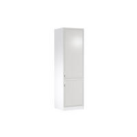 KÜHLUMBAUSCHRANK D60ZL – Sycylia Weiß – Weiß / Creme / Links - Creme/Weiß, Holzwerkstoff (60/212/58cm) - ROYAL24_MARKT
