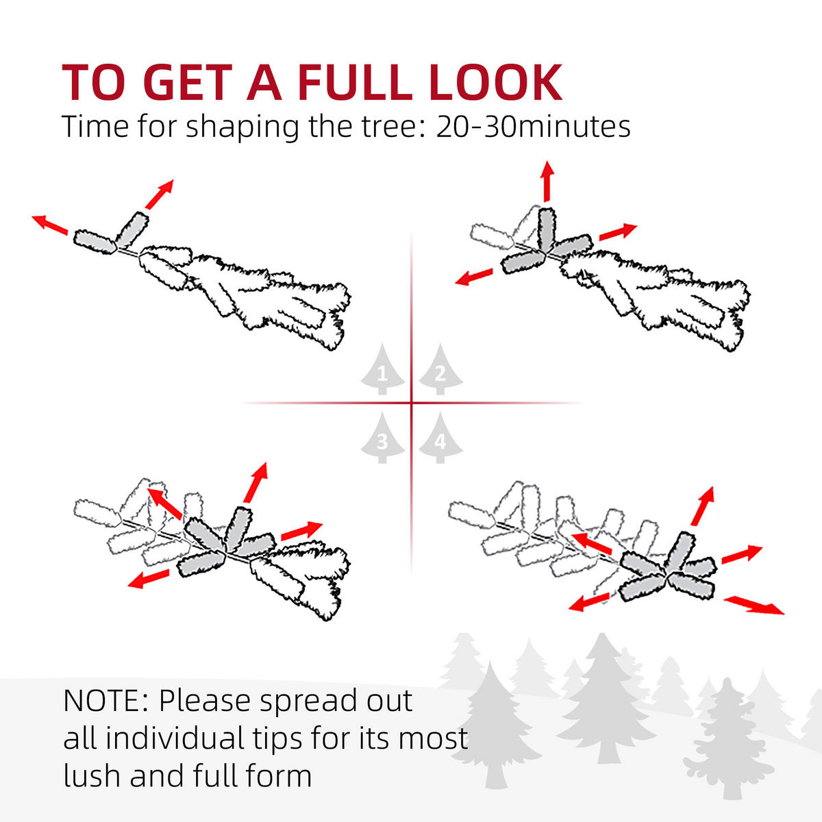 WEIHNACHTSBAUM 150 cm, Nordmanntanne, naturgetreu, Grün - Grün, Kunststoff (150cm) - HOMCOM