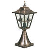 WEGELEUCHTE Braun - Messingfarben/Braun, Metall (22/22/55cm) - click-licht