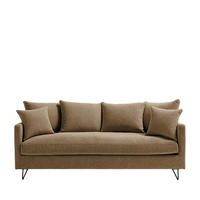 BETTSOFA - Karamell - Bernsteinfarben, Textil (213/86/95cm) - Drawer