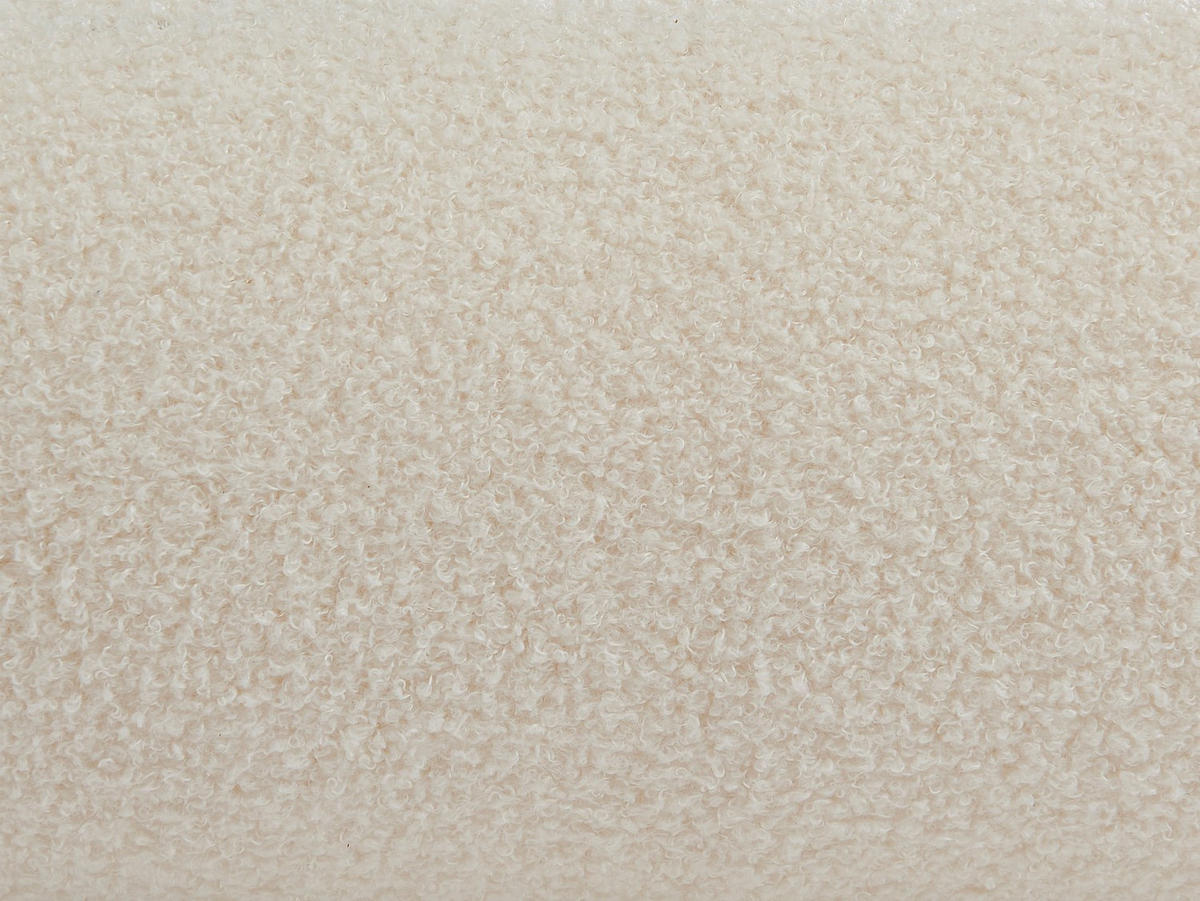 SITZHOCKER - 1 Person - Stoff - Weiß - LECINIO - Weiß, Textil (60/40/46cm) - Vente-Unique