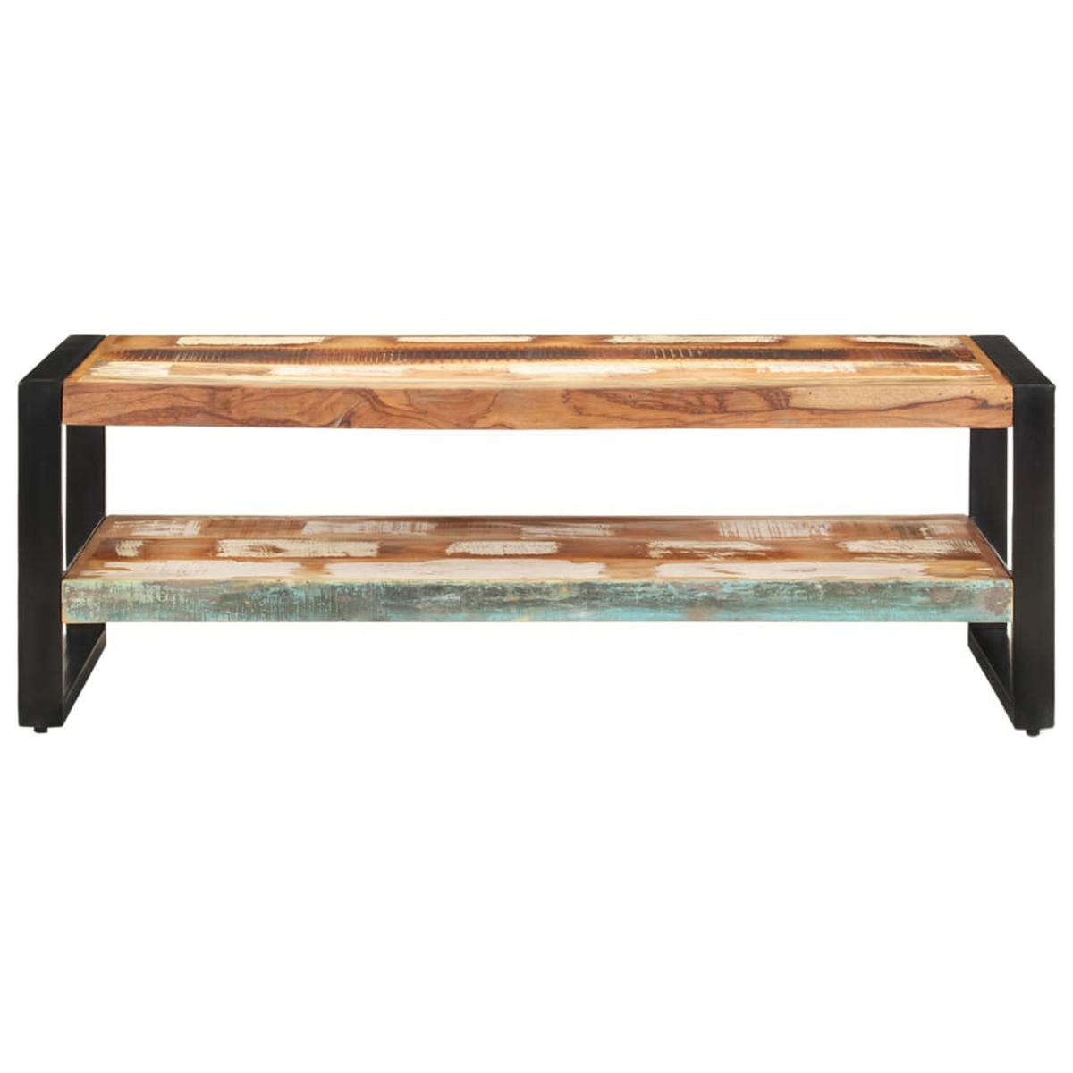 COUCHTISCH 120x60x40 cm Altholz Massiv - Braun, Holzwerkstoff (120/60/40cm) - furnicato