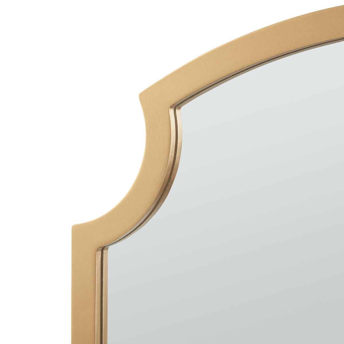 WANDSPIEGEL Aura - Goldfarben, Glas/Holzwerkstoff (55/2/80cm) - [en.casa]