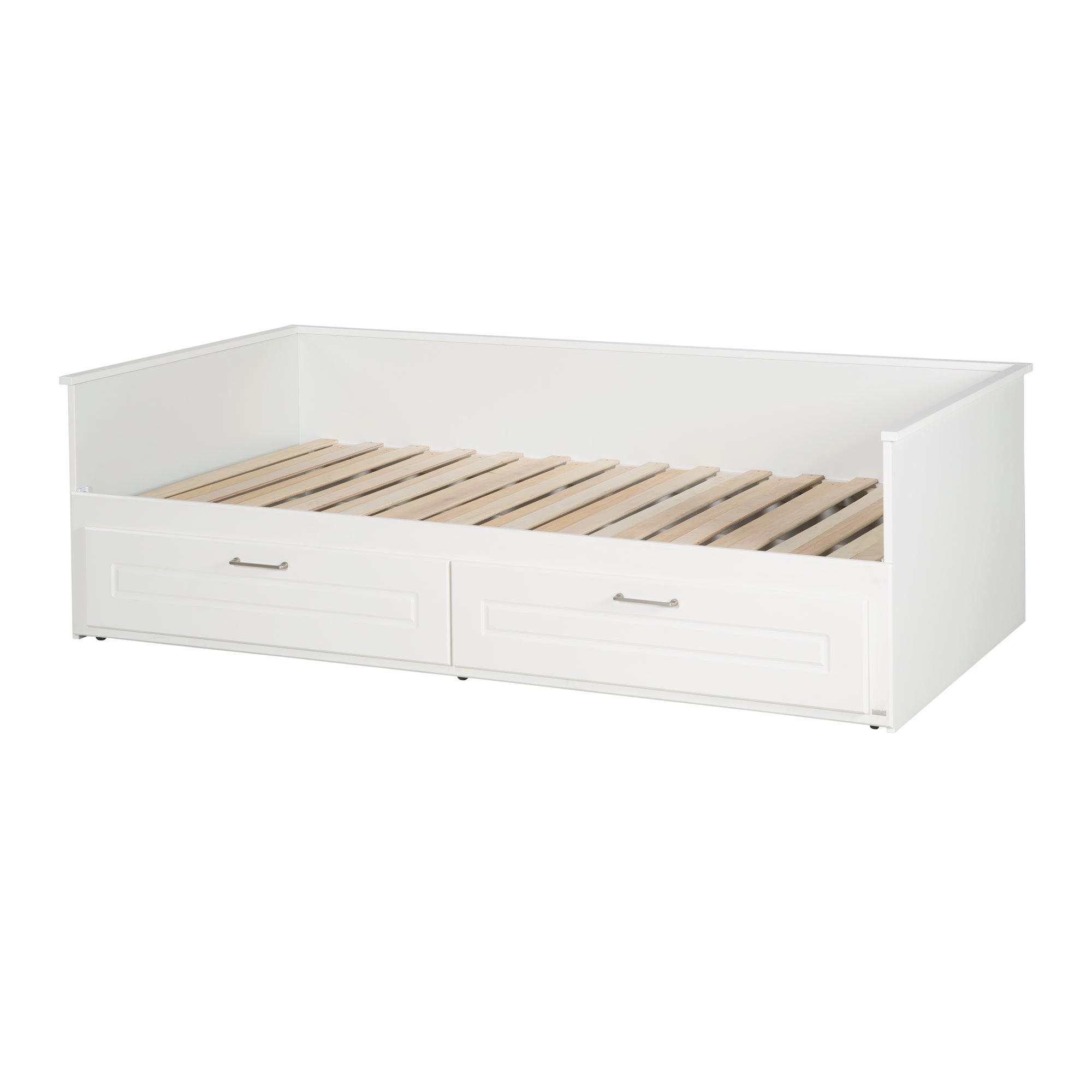 TAGESBETT Felicia 90x200 cm bis 180x200 cm - Weiß, Holzwerkstoff (90/200cm) - Roba