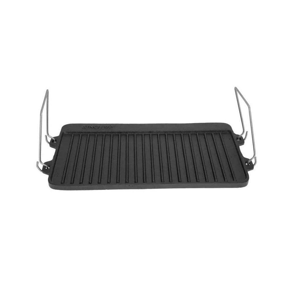 GRILLPFANNE Schwarz 40/25/1.5 cm KH1262 - Schwarz, Metall (25cm) - Kinghoff 