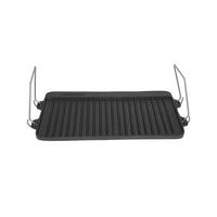 GRILLPFANNE Schwarz 40/25/1.5 cm KH1262 - Schwarz, Metall (25cm) - Kinghoff 