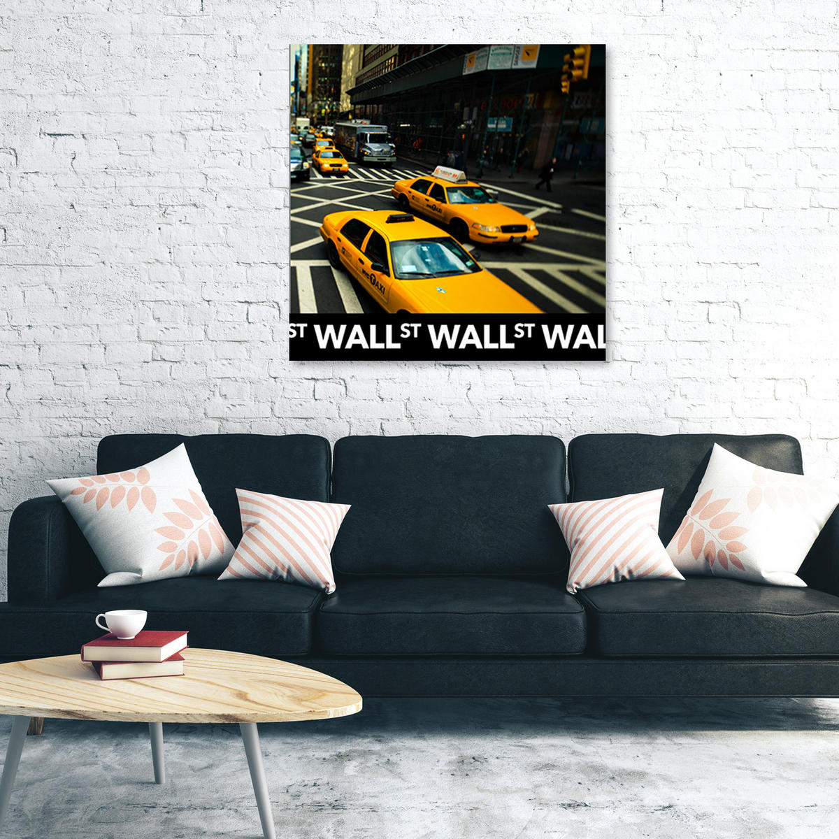 WANDBILD städte und architektur farbig - Multicolor, Textil (50/50cm) - Feeby