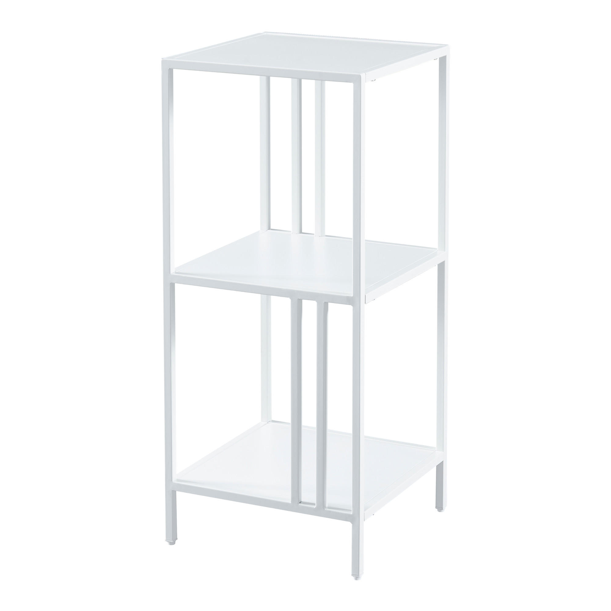 STANDREGAL Kumlinge - Weiß, Metall (35/80/35cm) - [en.casa]