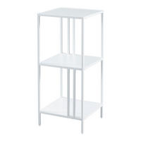 STANDREGAL Kumlinge - Weiß, Metall (35/80/35cm) - [en.casa]