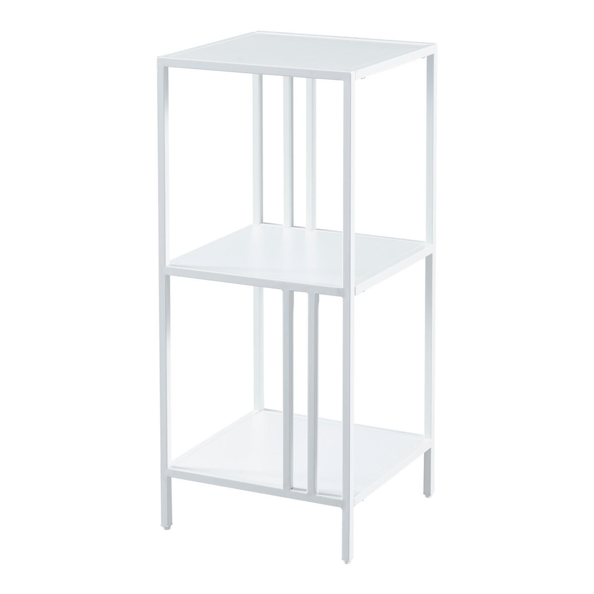 STANDREGAL Kumlinge - Weiß, Metall (35/80/35cm) - [en.casa]